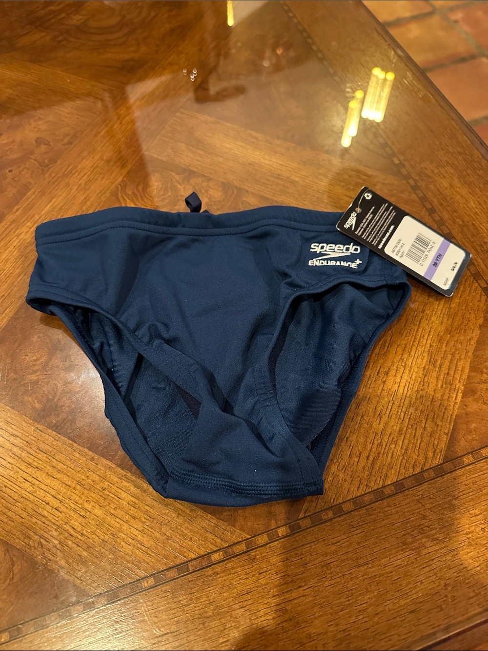 Speedo Navy Blue Boys' Swim Brief